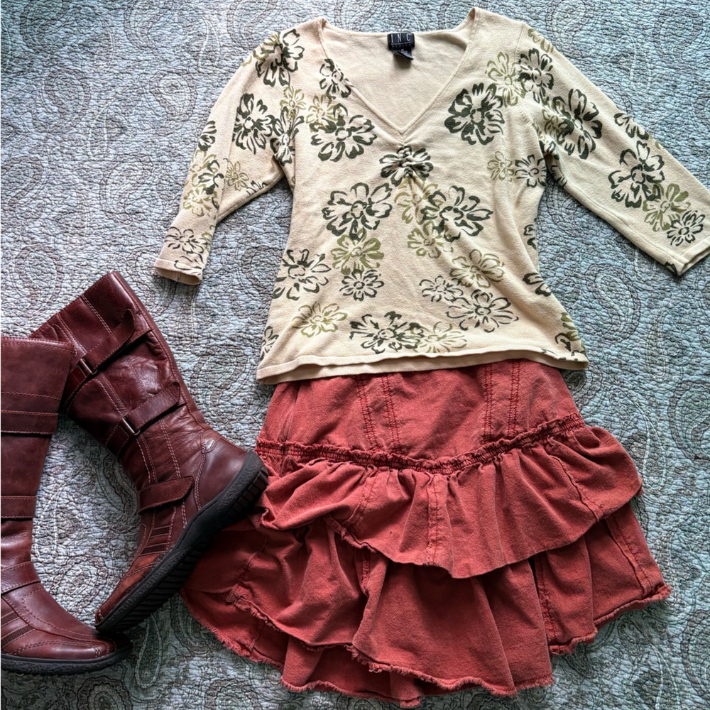 INC International Concepts Floral Print Top